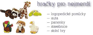 — logopedické pomůcky, auta,panenky, stavebnice, stolní hry